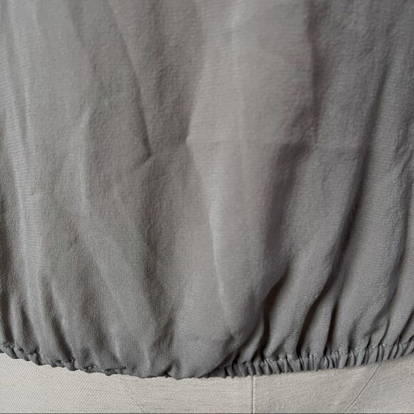 Bebe embellished grey  bib bubble tank  XXS - Picture 5 of 14